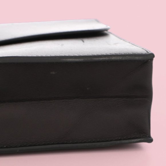 SOLD - Hermès Black Evercalf Sac a Depeches 27 Satchel - Picture 5 of 8